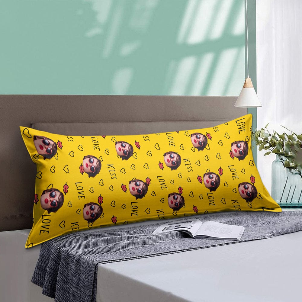 GeckoCustom Custom Couple Photo Rectangle Pillow Case TA29 890451