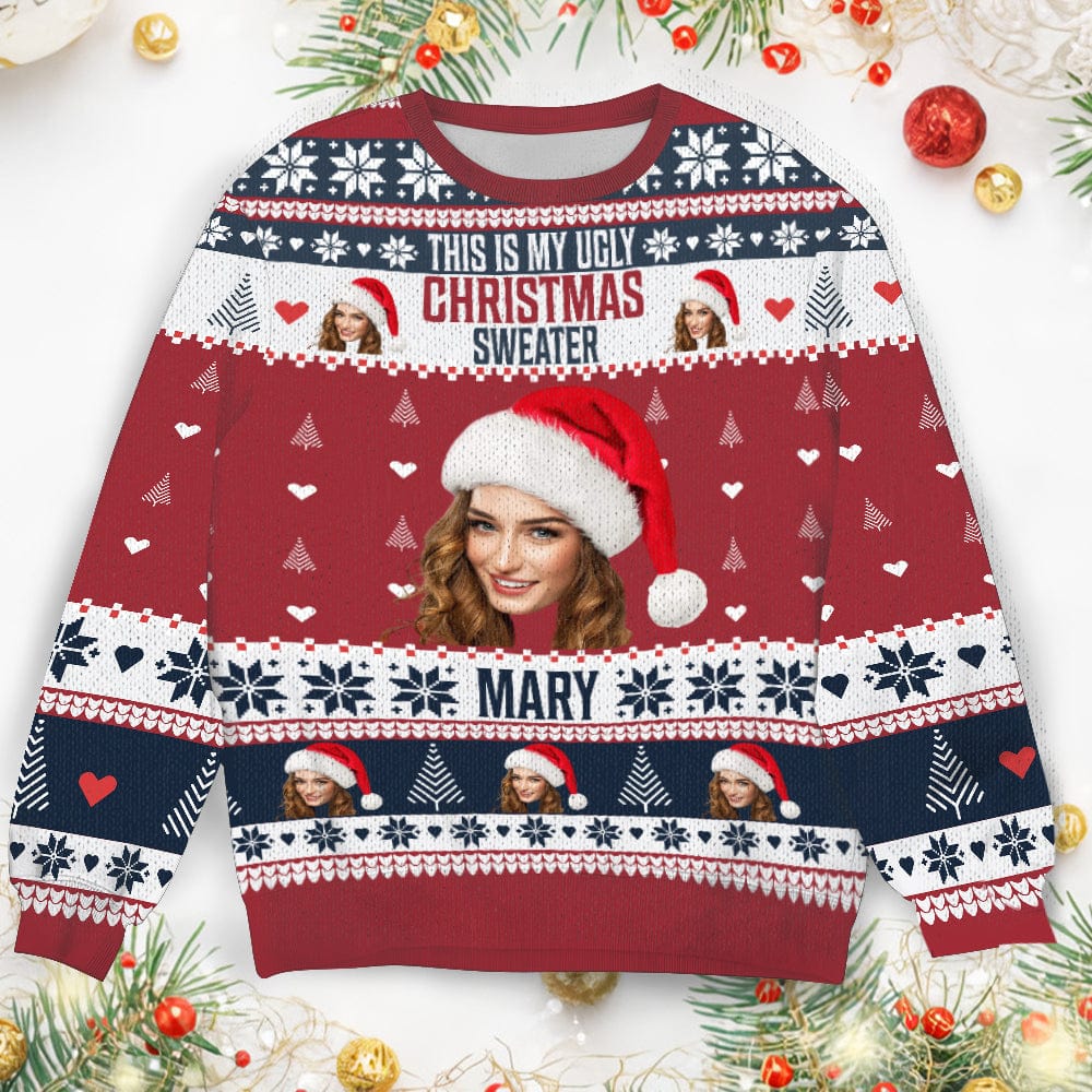 GeckoCustom Custom Face Photo This Is My Ugly Christmas Sweater TH10 891587