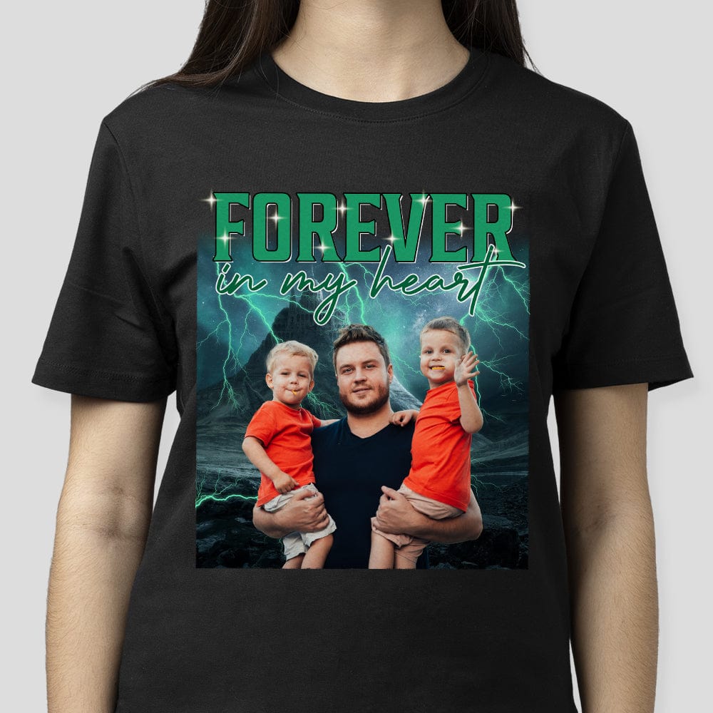 GeckoCustom Custom Face Portrait Photo Vintage Style Shirt T368 889685