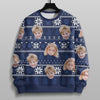 GeckoCustom Custom Funny Face May Your Christmas Be Furry And Bright Ugly Sweater For Family, Bestie HO82 891819