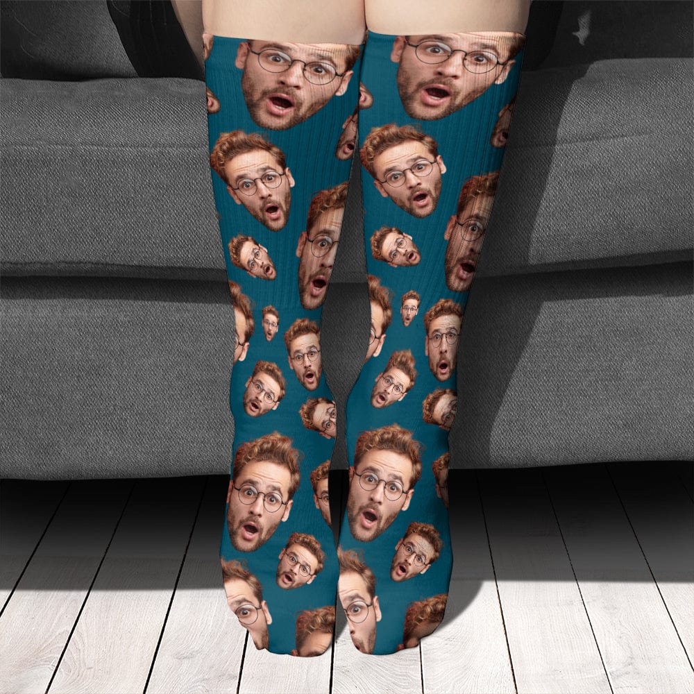 GeckoCustom Custom Human Photo For Men And Woman Sock N304 890247
