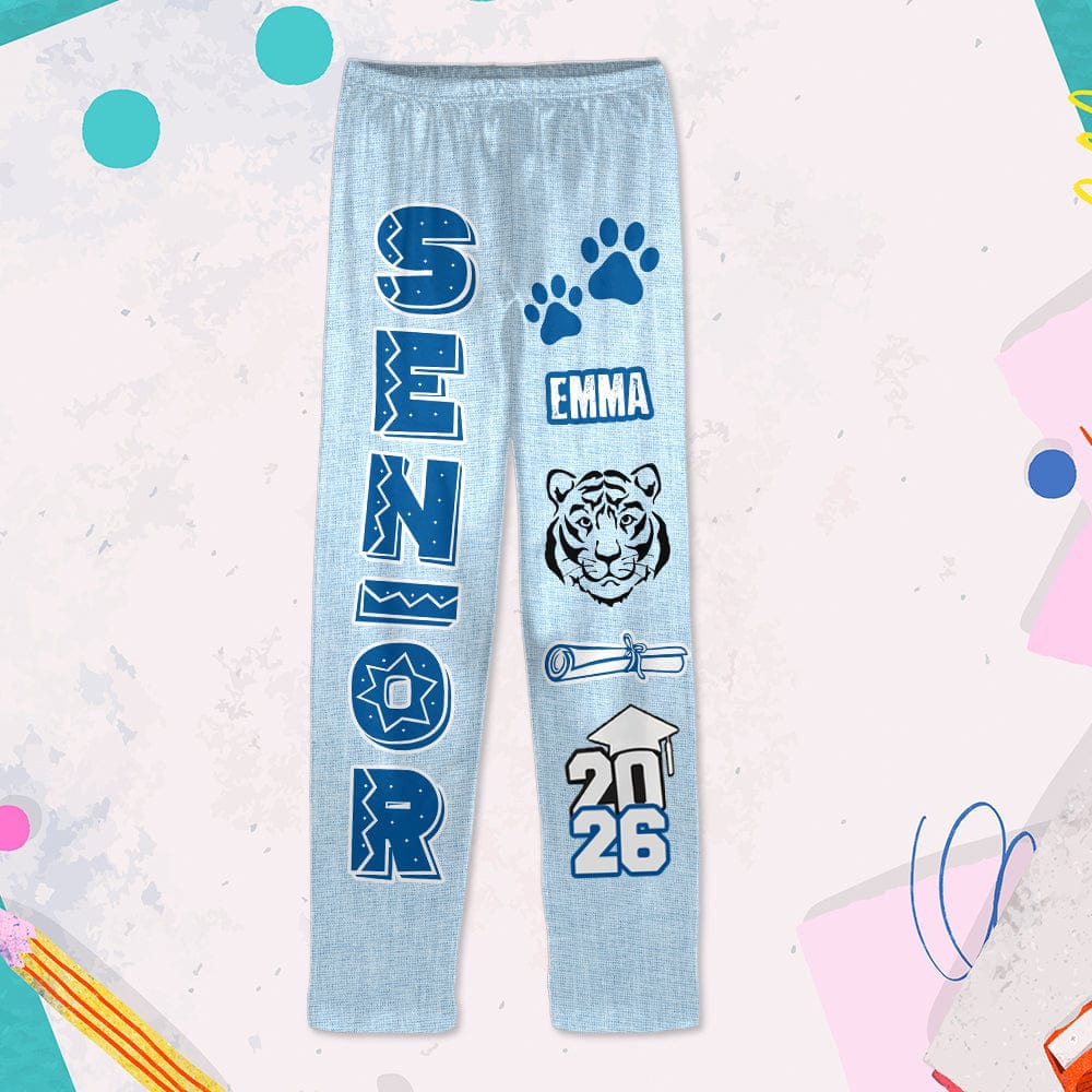 GeckoCustom Custom Logo Senior 2024 Pajamas Pants K228 889985