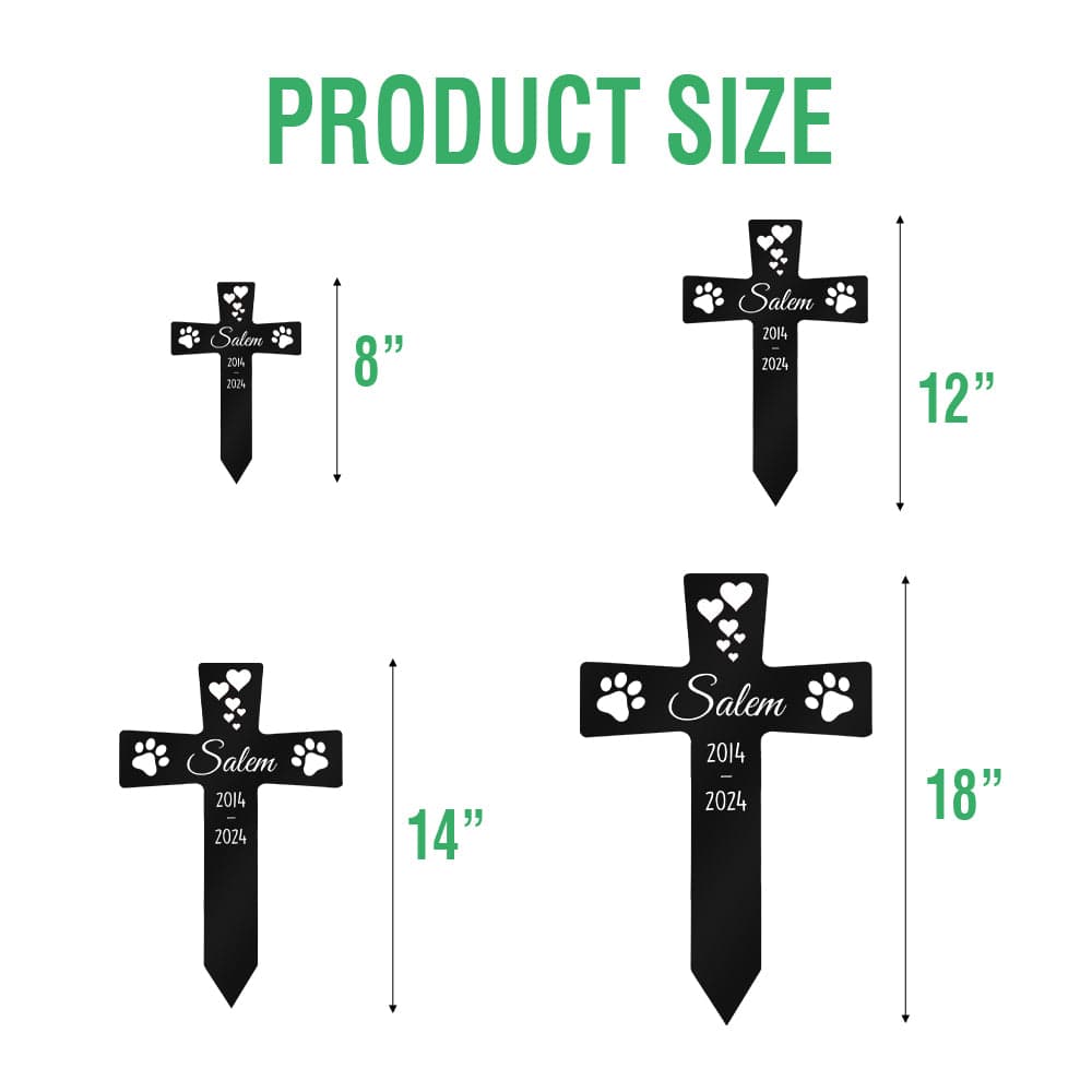 GeckoCustom Custom Name And Year For Dog Cat Memorial Garden Stake TH10 891623