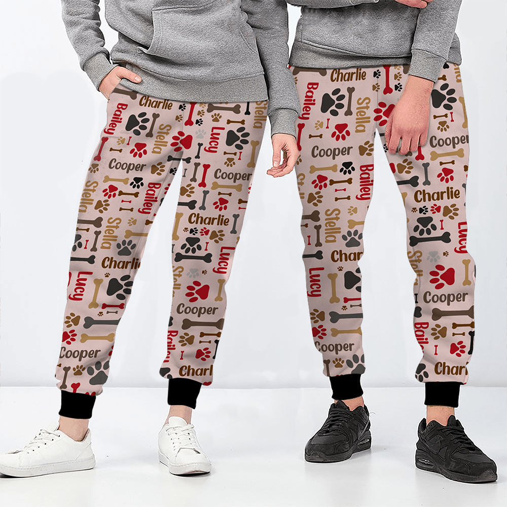 GeckoCustom Custom Name Area Bones And Paws Sweatpants TA29 889960