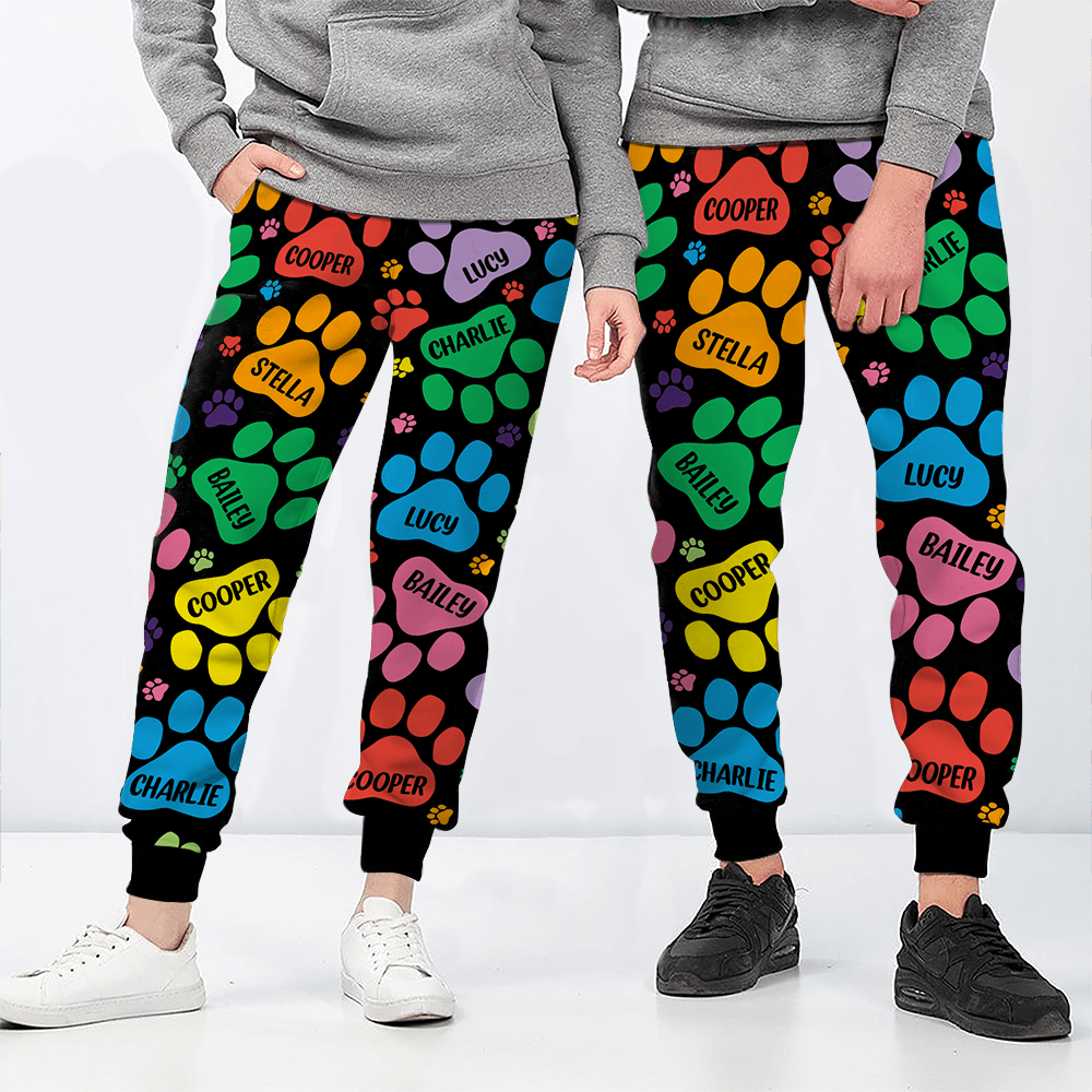 GeckoCustom Custom Name Area Bones And Paws Sweatpants TA29 889960