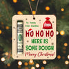 GeckoCustom Custom Name Here Is Some Dough Christmas Gifts Wood Money Holder Ornament HA75 891562