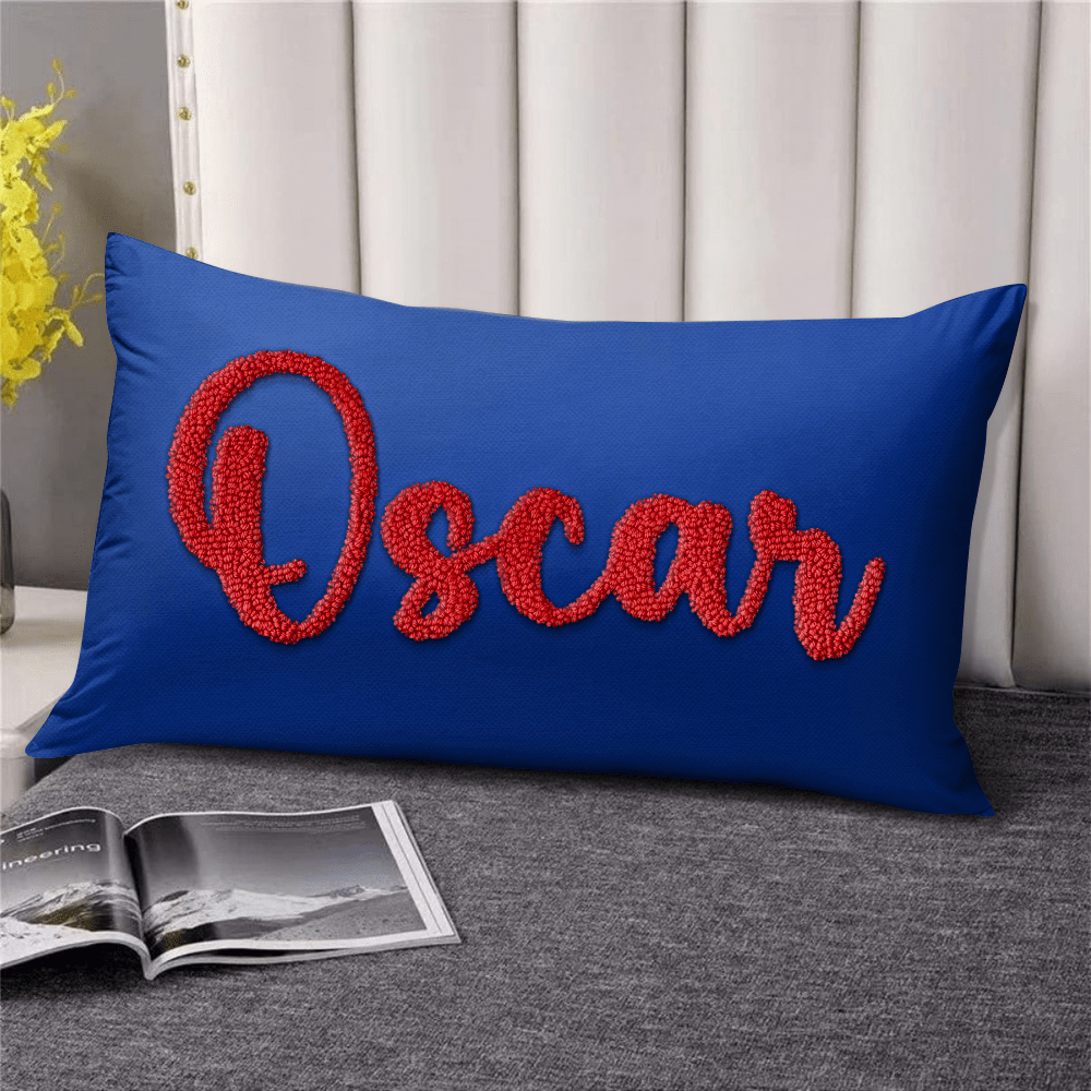 GeckoCustom Custom Name Home Decor Embroidered Pillow Personalized Gift TH10 891709