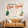 GeckoCustom Custom Name Welcome To Camp Tapestry Banner Personalized Gift TA29 889810