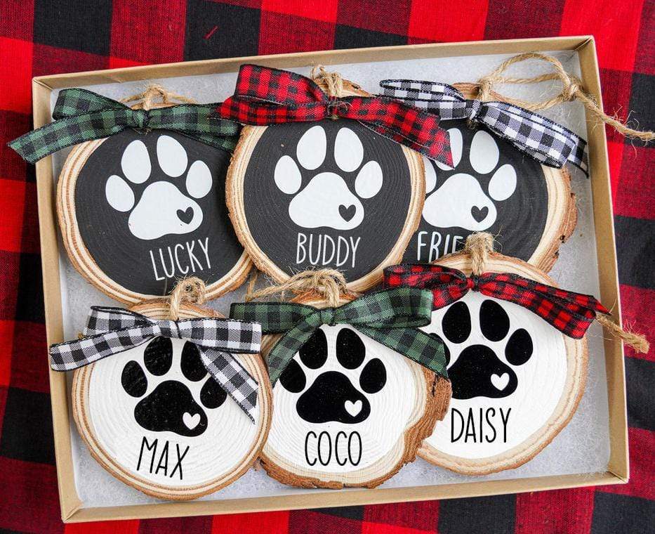 GeckoCustom Custom Ormanet For Dog, Christmas Dog Ornament, HN590