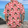 GeckoCustom Custom Pet Portrait Hawaii Shirt Personalized Family Face Gifts Valentines Gift HA75 895054