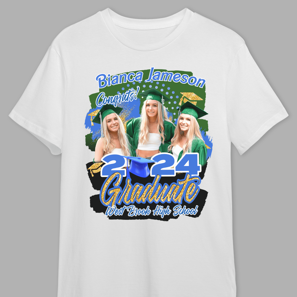 GeckoCustom Custom Photo 2024 Graduate Shirt N304 890119