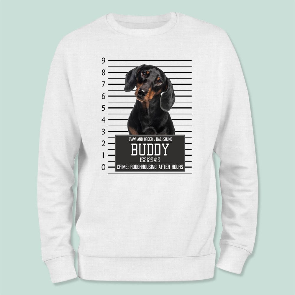 GeckoCustom Custom Photo Criminal Dog Shirt T368 HN590