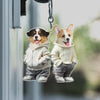 GeckoCustom Custom Photo Cute Dog Cat Acrylic Keychain Gift For Dog Cat Pet Lover HA75 891850 50mmW x 50mmH