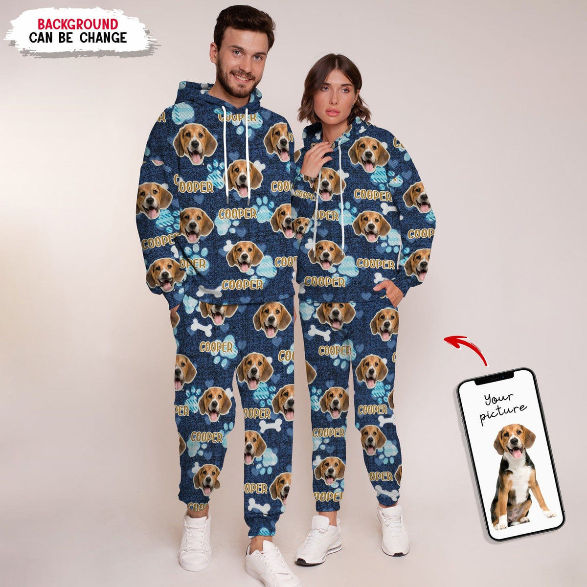 GeckoCustom Custom Photo Dog Cat For Pet Lover Hoodie&Sweatpants