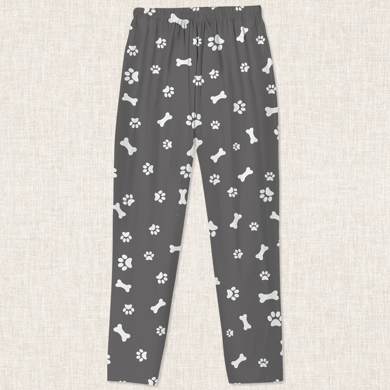 GeckoCustom Custom Photo For Dog Lover With Colorful Background Pajamas NA29 889957 For Adult / Only Pants / S