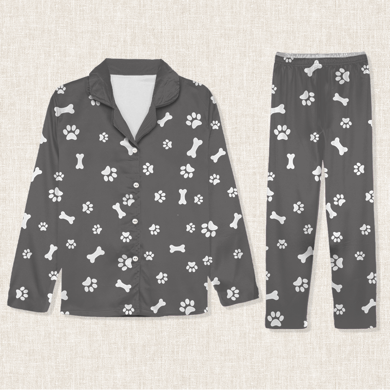 GeckoCustom Custom Photo For Dog Lover With Colorful Background Pajamas NA29 889957 For Adult / Combo Shirt And Pants (Favorite) / S