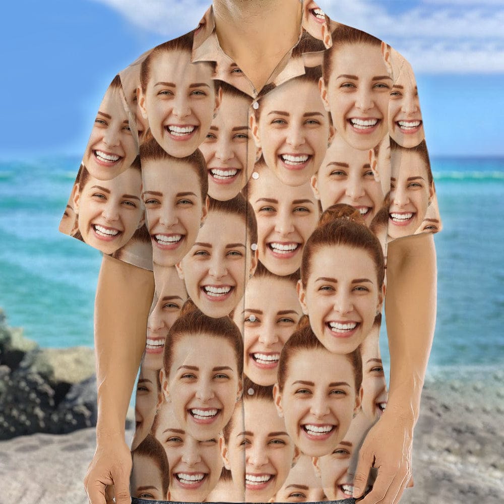 GeckoCustom Custom Photo Full Face Hawaii Shirt N304 test_arena