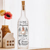 GeckoCustom Custom Photo Gone But Never Forgotten Memorial Bottle Lamp HA75 891872 13 x 2.9 in