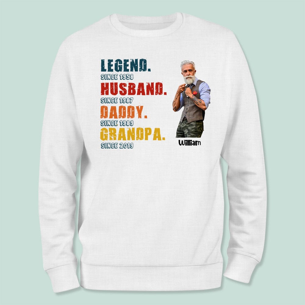 GeckoCustom Custom Photo Grandma Legend Shirt Family N304 HN590