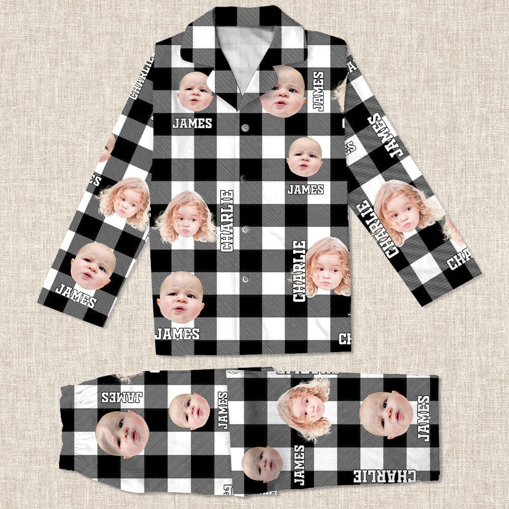 Custom Photo Christmas Pajamas For Family TH10 888737 896631