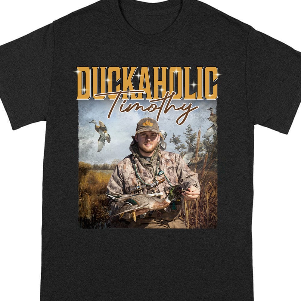 GeckoCustom Custom Photo Hunting Portrait Retro Style Shirt N304 889701