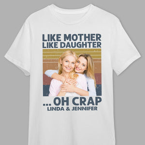 GeckoCustom Custom Photo Like Mother Like Daughter Family Shirt N304 890301 Premium Tee (Favorite) / P Light Blue / S