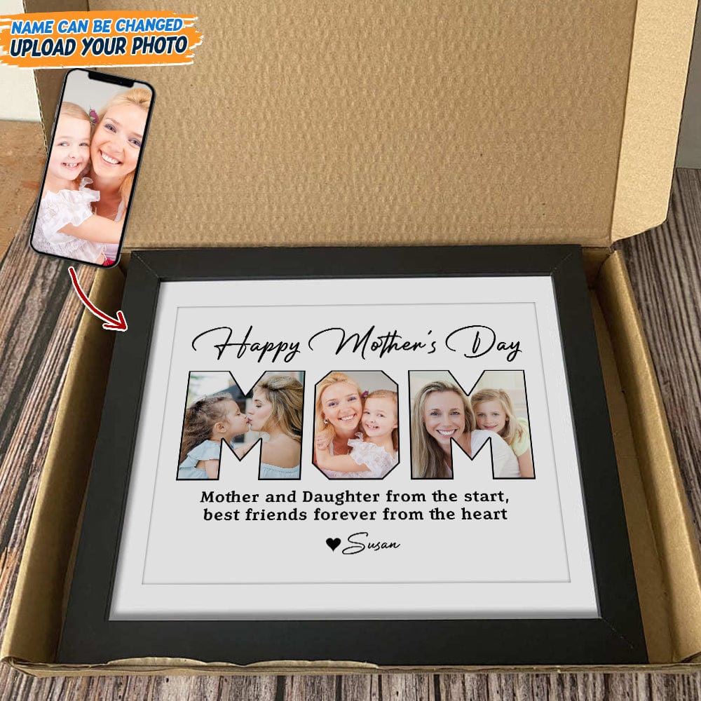 GeckoCustom Custom Photo Mother And Children Best Friends Forever Picture Frame N304 889178 8"x10"