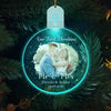 GeckoCustom Custom Photo Our First Christmas As Mr & Mrs Led Acrylic Ornament HA75 891841 3 inches