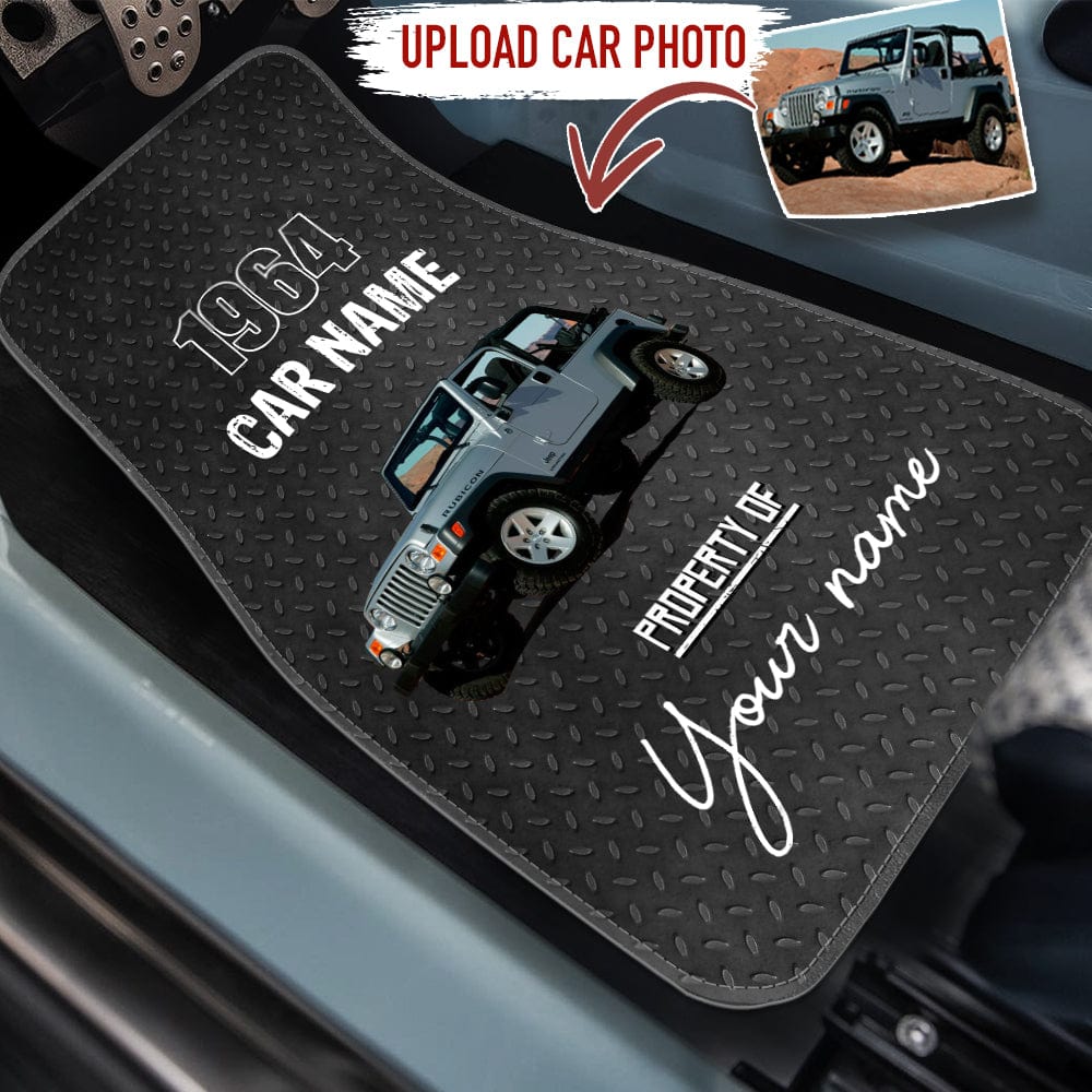 GeckoCustom Custom Photo Property Of You Car Mats NA29 889803