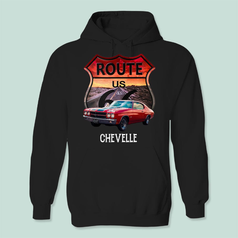 GeckoCustom Custom Photo Route 66 Vintage Car Shirt N304 HN590