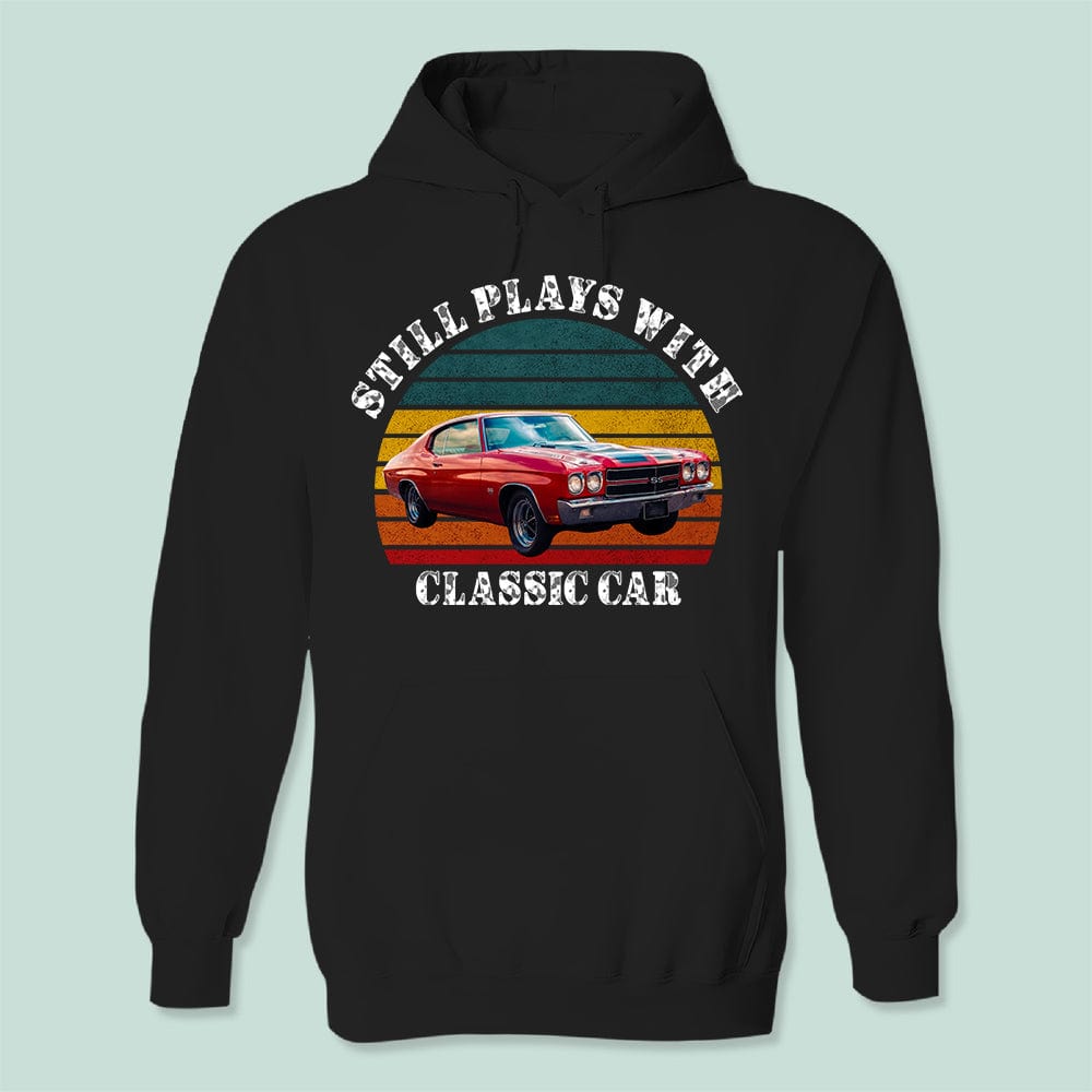 GeckoCustom Custom Photo Still Plays With Cars Vintage Car Shirt N304 HN590