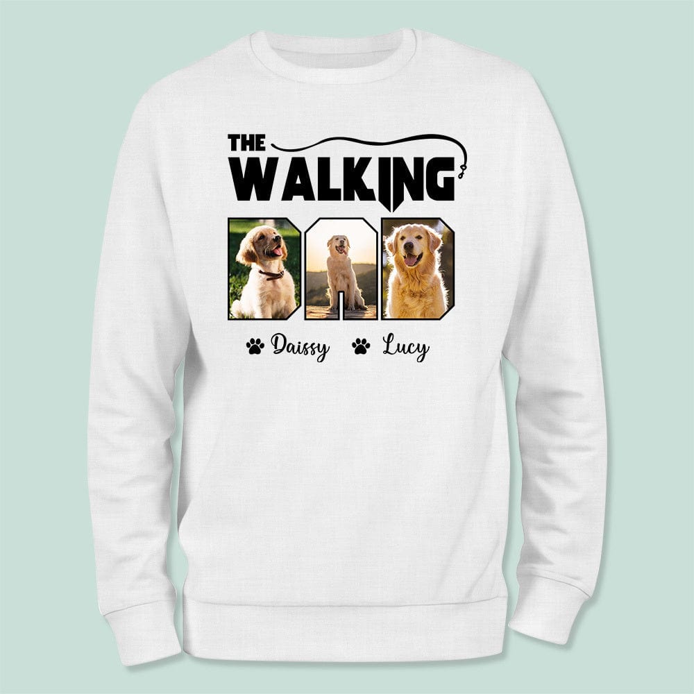 GeckoCustom Custom Photo The Walking Dad Dog Bright Shirt K228 889086