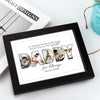 GeckoCustom Custom Photo To Us You Are The World Dad Poster Canvas Picture Frame DM01 890963