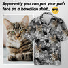 GeckoCustom Custom Photo Tropical Style Cat Hawaii Shirt N304 889467
