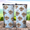 GeckoCustom Custom Photo Tumbler Dog, Custom Face Tumbler T286 HN590 20 oz