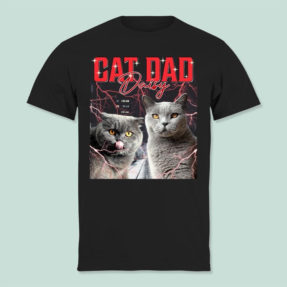 GeckoCustom Custom Photo Vintage Retro For Cat Lover Sweatshirt K228 889705