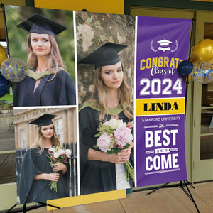 GeckoCustom Custom Photo We Are So Proud Of You Graduation Backdrop N369 890509