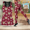 Combo Hollow Tank Top And Leggings (Favorite)
