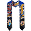 GeckoCustom Custom Photo With Grunge Graduation Stoles N369 890697 6x72 inch