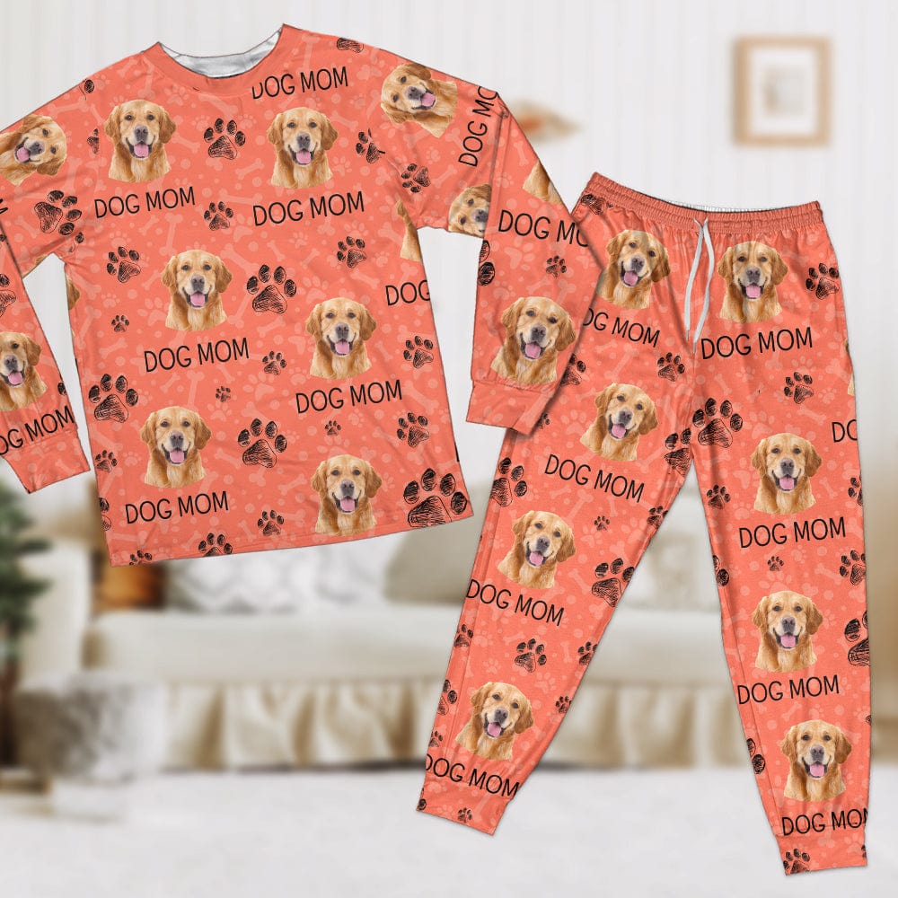 GeckoCustom Custom Photo With Paw For Dog Lovers Pajamas N304 889764