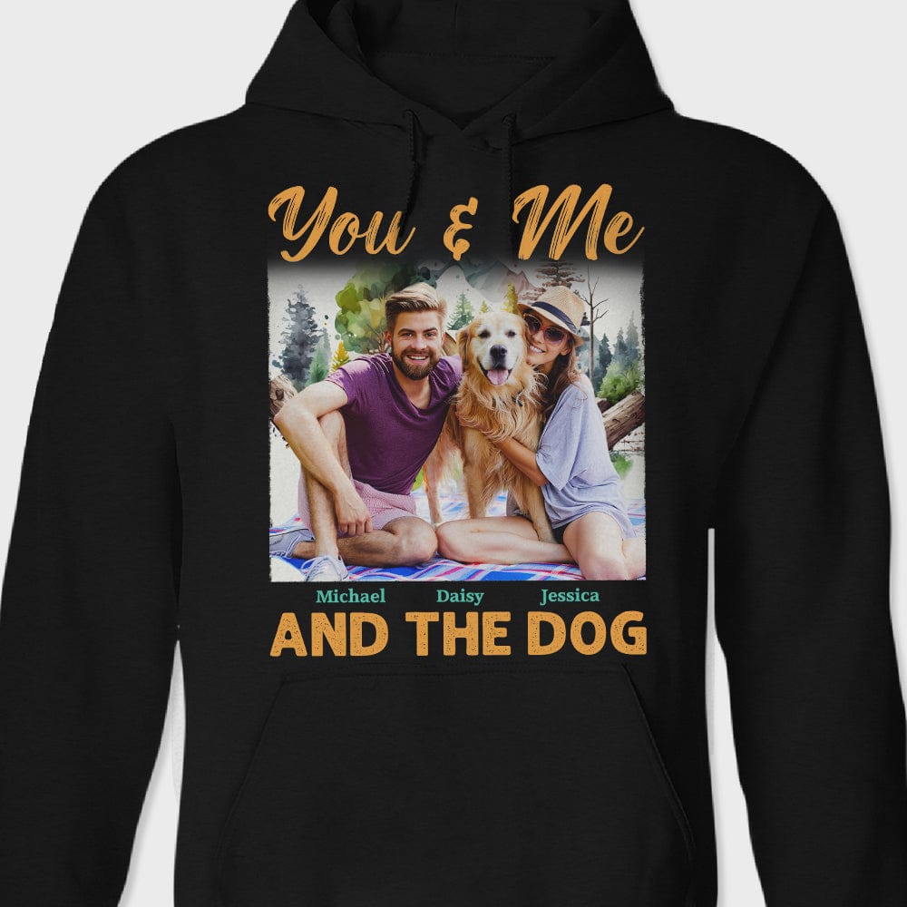 GeckoCustom Custom Photo You And Me And The Dog Shirt DA199 890465