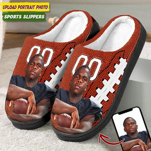 GeckoCustom Custom Portrait Photo Basketball Sports And Accessories Slipper N369 HN590