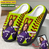 GeckoCustom Custom Portrait Photo Softball Sports And Accessories Slipper N369 HN590