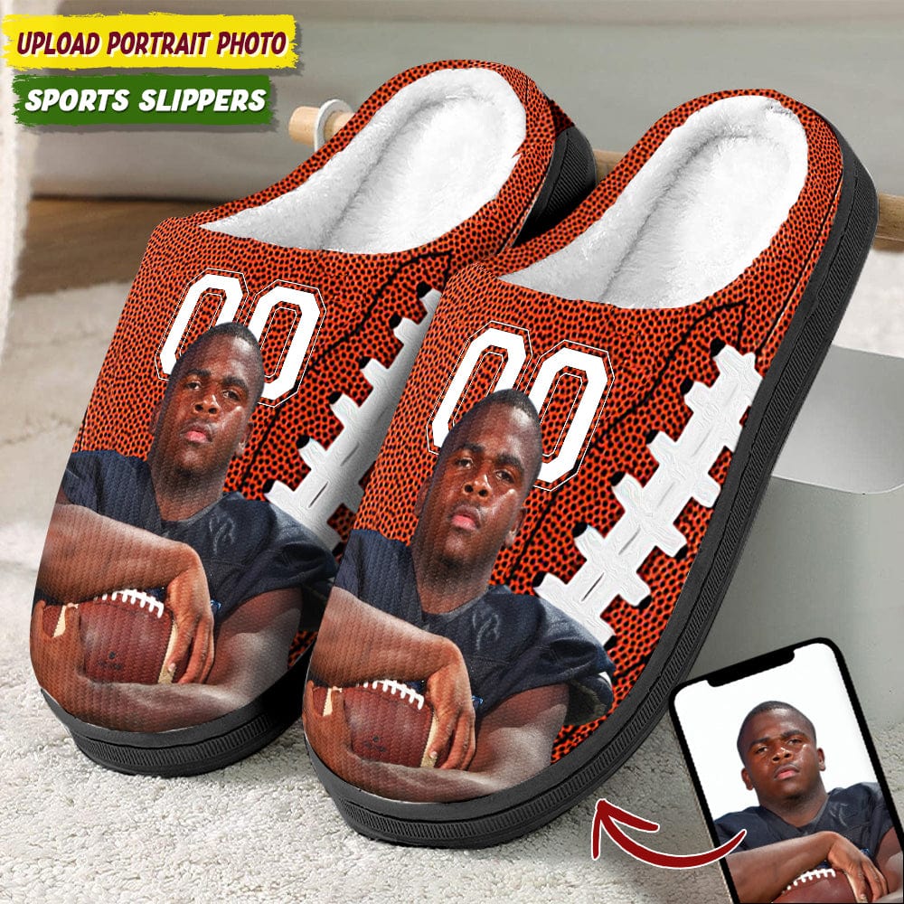 GeckoCustom Custom Portrait Photo Softball Sports And Accessories Slipper N369 HN590