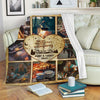GeckoCustom Custom Quotes & Photo Camping Fleece Blanket, Camping Gift HN590