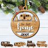 GeckoCustom Custom RV Camping Cut Out Wood Ornament HN590