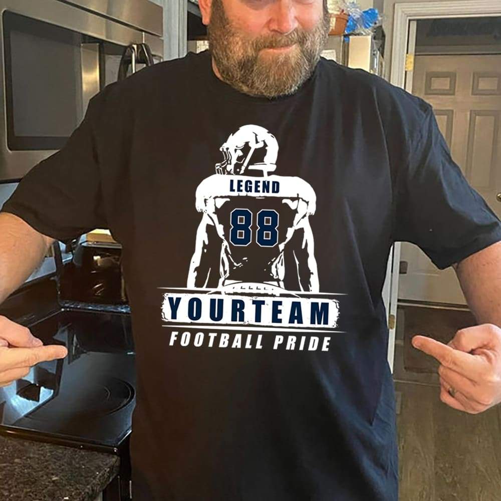 GeckoCustom Custom Team Color Football Pride Football shirt, Gift For Fan HN590