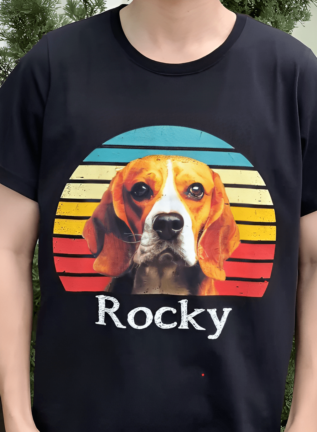 GeckoCustom Customized Dog Cat Vintage Retro Photo Shirt DA199 889781