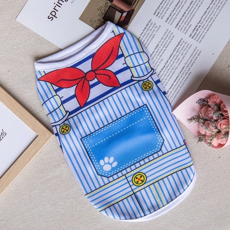 GeckoCustom Cute Sphynx Cat Shirt Vest for Cats Gotas Summer Breathable Pet Clothes Clohting Katten Kedi Mascotas Costume Dog Suit Ropa Para