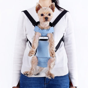 GeckoCustom Denim Pet Dog Backpack Outdoor Travel Dog Cat Carrier Bag for Small Dogs Puppy Kedi Carring Bags Pets Products Trasportino Cane